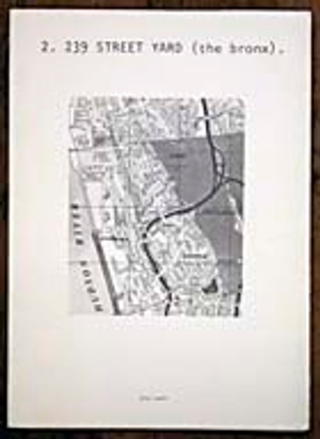 2.  239 Street Yard (The Bronx): The Real Line of New York.