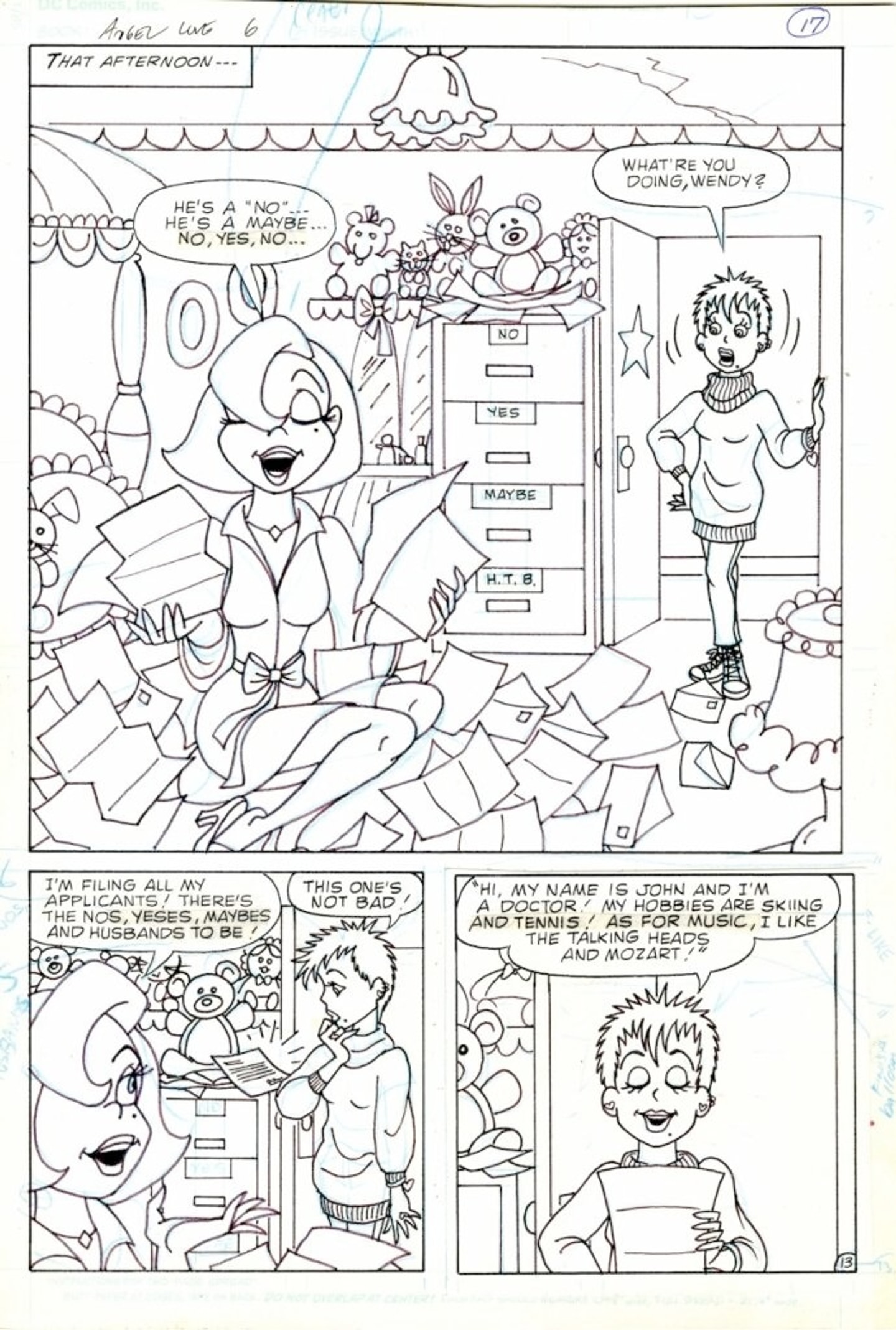 black and white comic