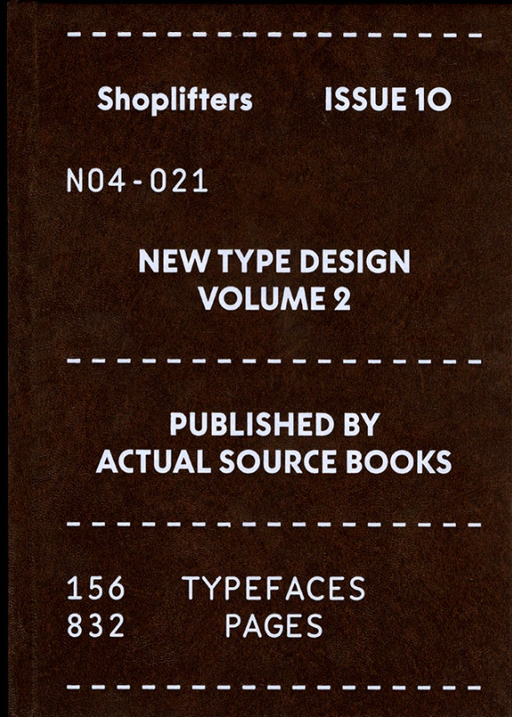 Shoplifters Issue 10: New Type Design Vol. 2 thumbnail 1
