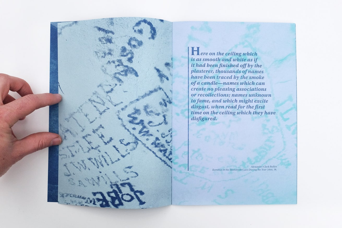 WRITTEN NAMES #8: Names Written in Soot on the Ceiling of Gothic Avenue, Mammoth Cave, Kentucky thumbnail 3