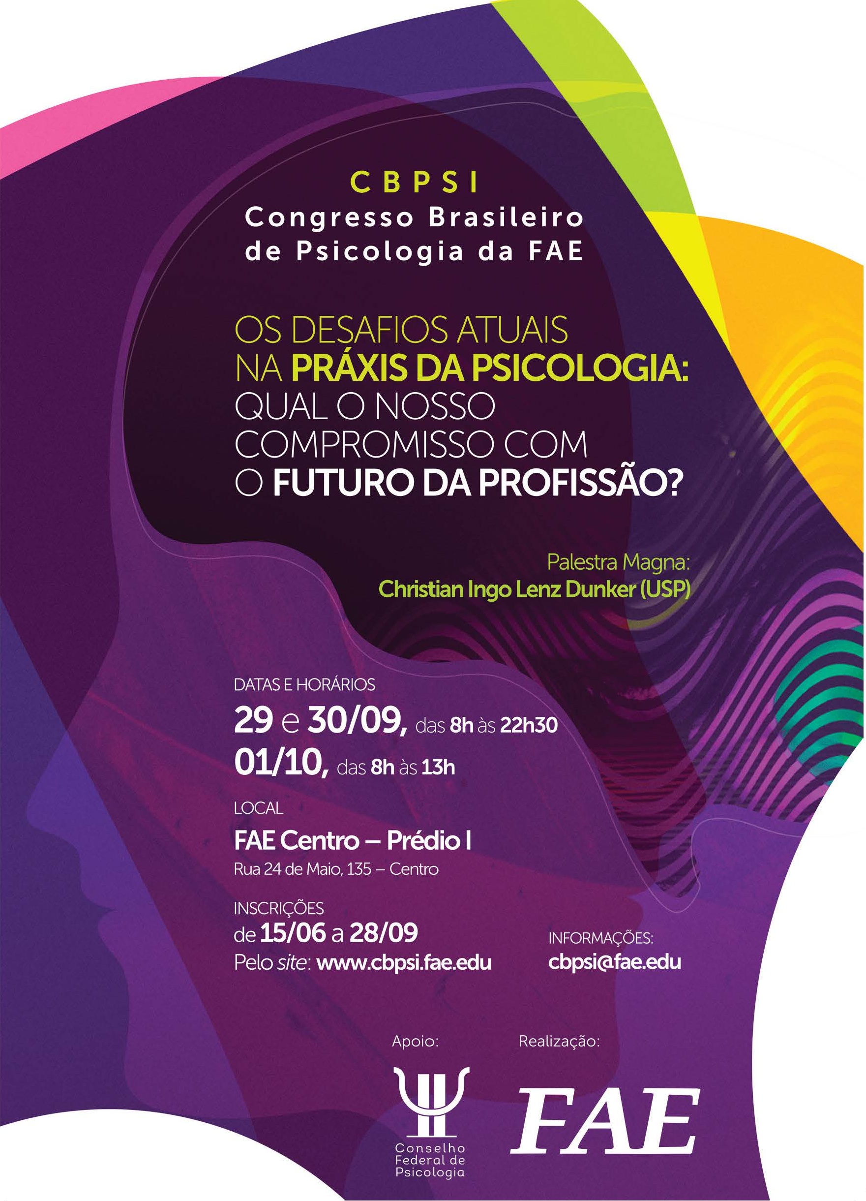 I Congresso Brasileiro de Psicologia da FAE