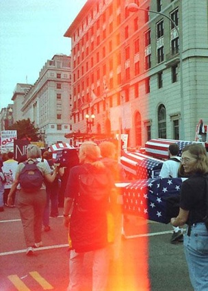 Untitled (March on Washington 9/24/05, Coffins, Xray)