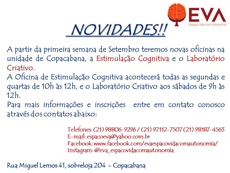 Oficina de Estimulação Cognitiva