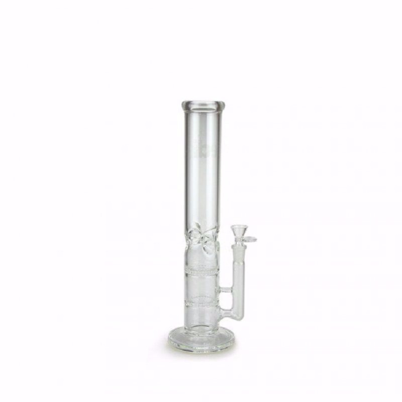Photo of Straight Tube Bong with Ice Notch Clear