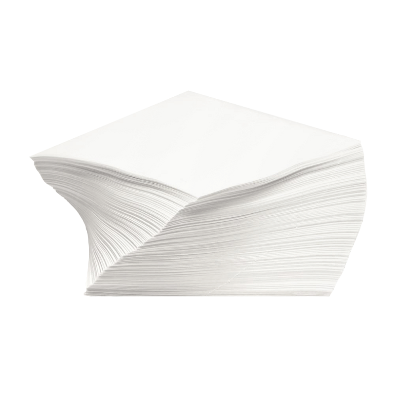 White Parchment Paper Squares w/ Ultra Silicone Coating (4" x 4") (1000 qty.)
