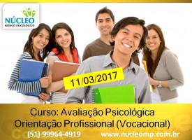 Avaliação Psicológica Orientação Profissional (vocacional)