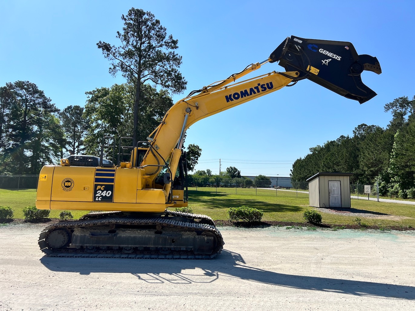 Used 2013 Komatsu PC240 LC-10 w/ shear For Sale