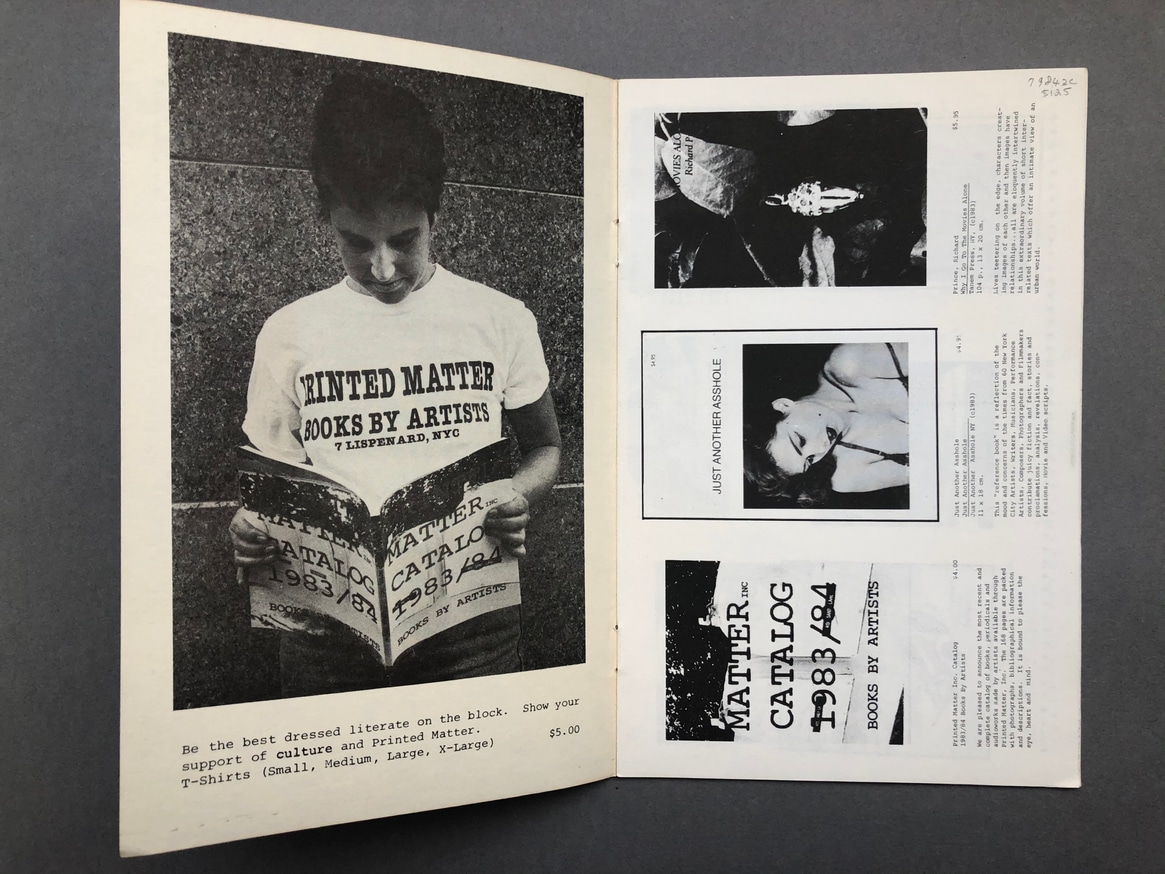 Printed Matter Printed Matter Inc. Give Books By Artists For The Holidays 1984 Printed Matter