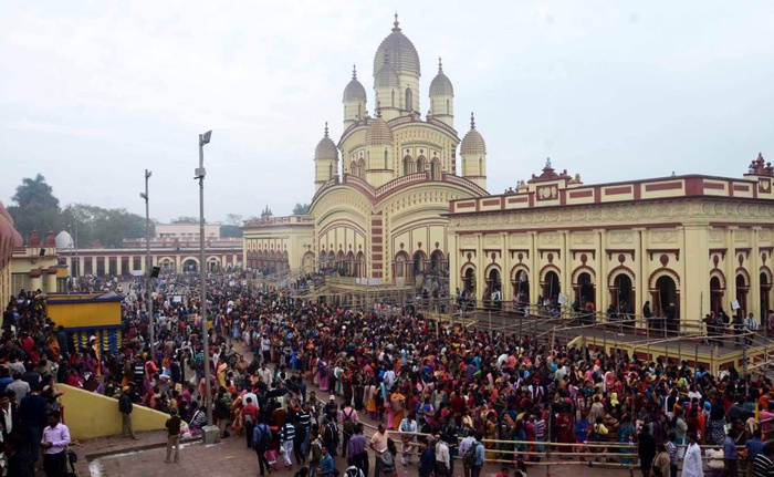 Dakshineshwar Kali Temple in Kolkata.