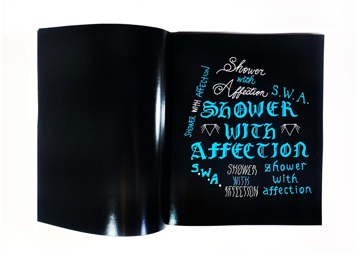 Zach Grear Shower with Affection Printed Matter