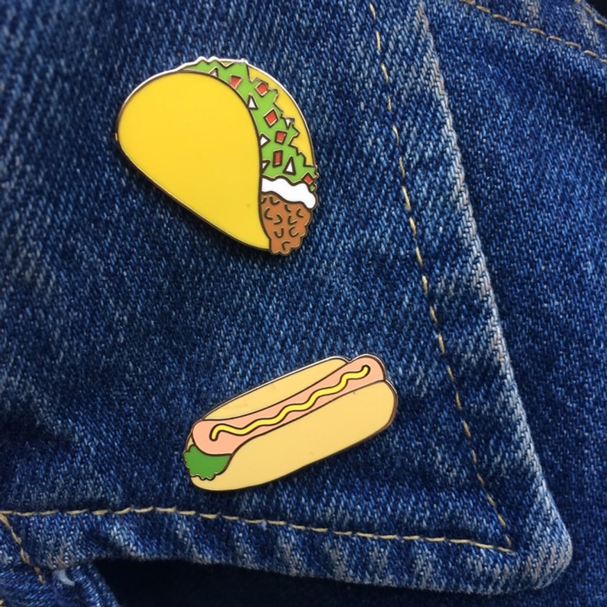 Best Friend Taco Pin