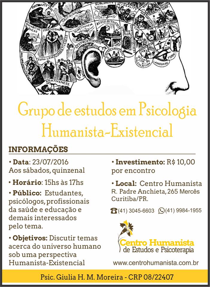 Grupo de estudos em Psicologia Humanista-Existencial