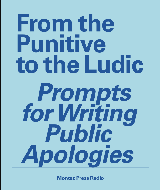  From the Punitive to the Ludic: Prompts for Writing Public Apologies / Celebration for Simple thumbnail 1