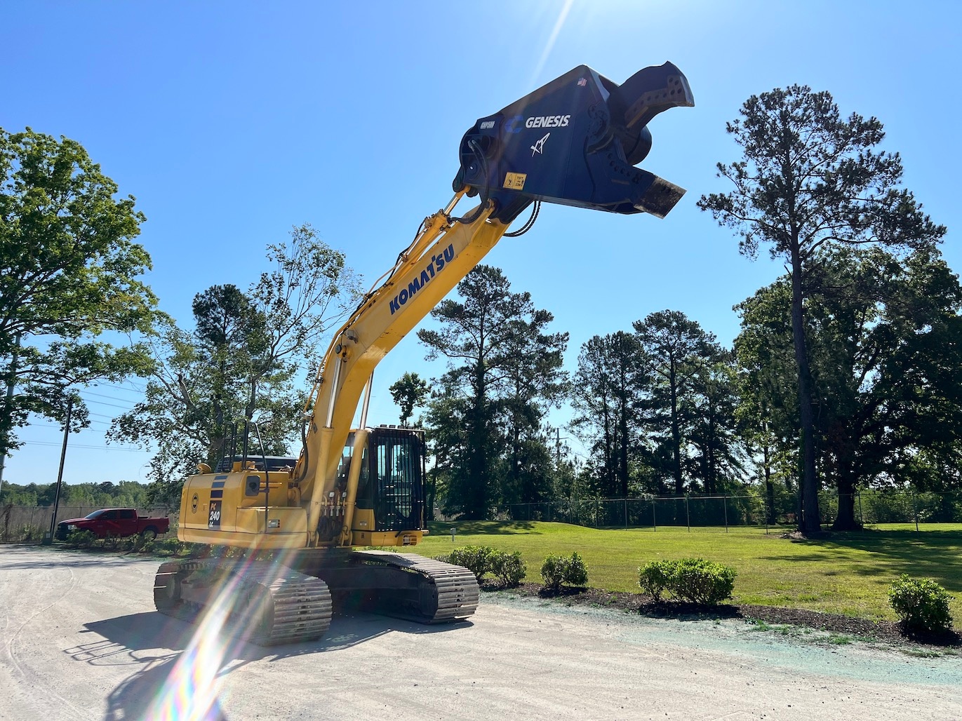 Used 2013 Komatsu PC240 LC-10 w/ shear For Sale