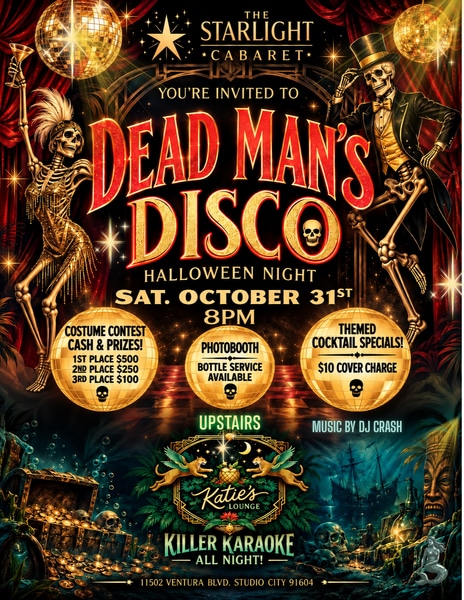 DEADMAN’S DISCO HALLOWEEN PARTY!