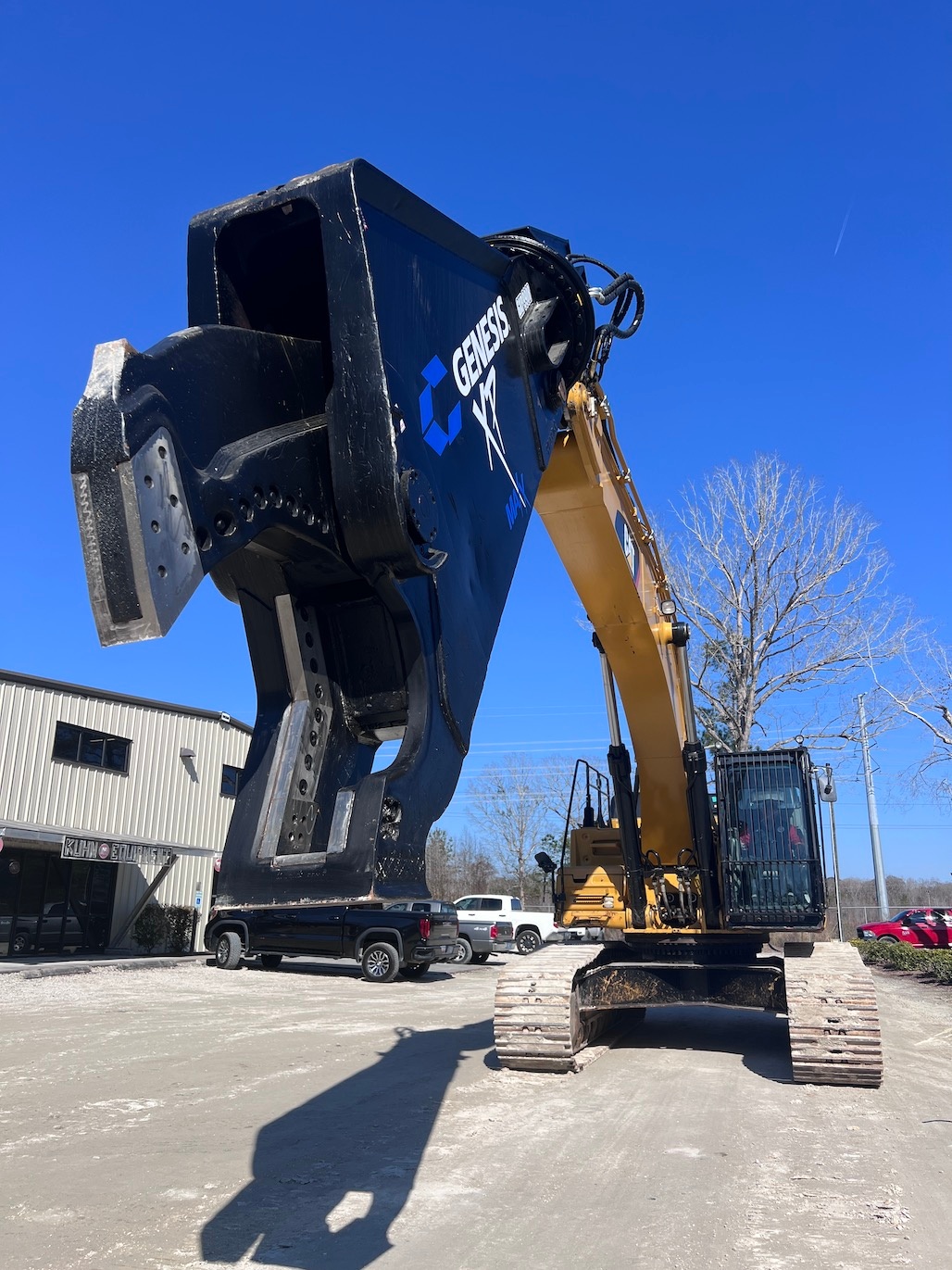 Used 2018 Caterpillar 349FL w Shear For Sale