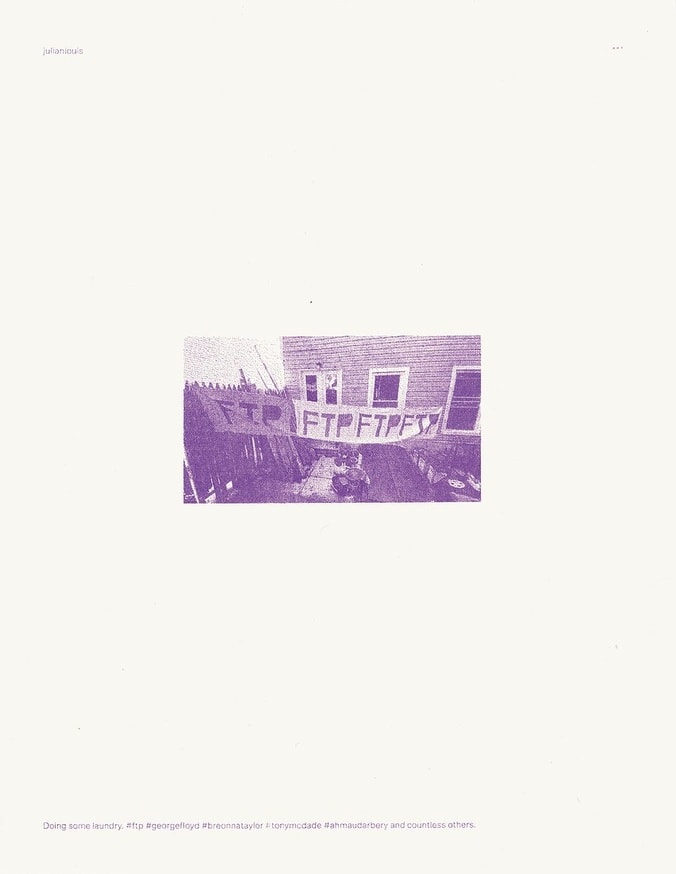 Prints of Protest: Boxed Set (Prints by Anaïs Duplan, Kameelah Janan Rasheed, Julian Louis Phillips, Tony Cokes, Neema Githere, and Erica Génécé) thumbnail 6