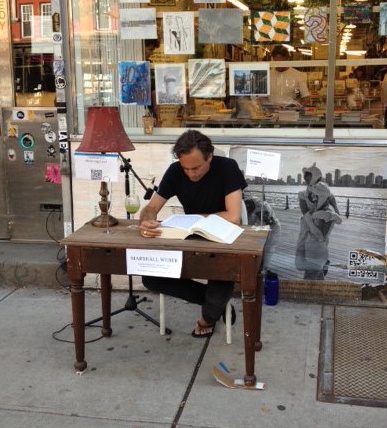 Marshall Weber performs 48 Hour Reading of Appropriative Texts