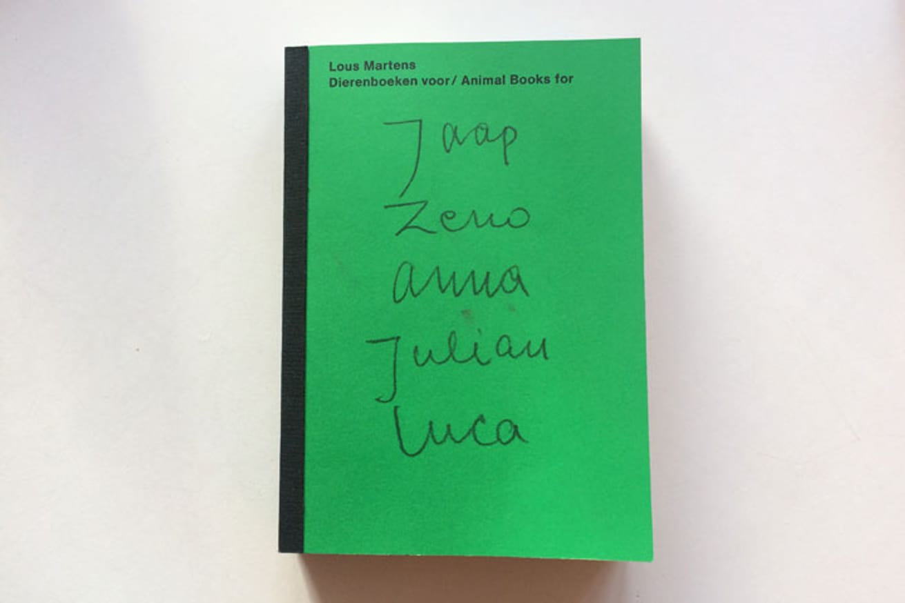 Lous Martens Animal Books For Jaap Zeno Anna Julian Luca - 