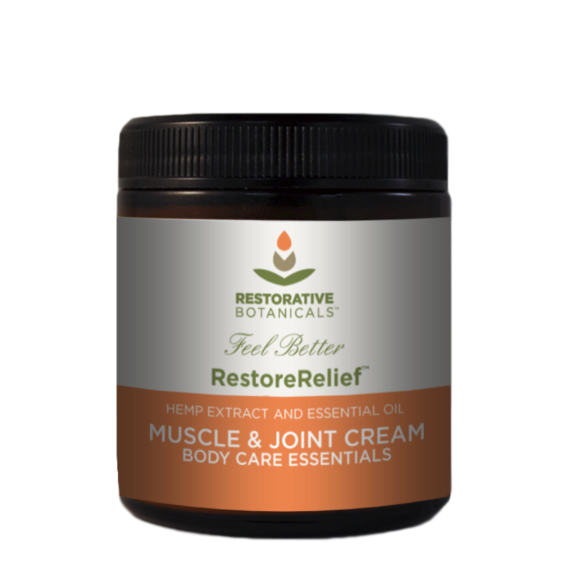 Photo of Certified USA Grown Hemp Restore Relief™ Muscle & Joint Cream