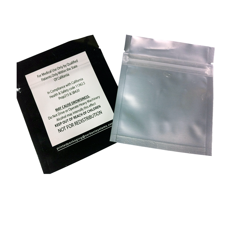 Photo of 3.4" X 4.0" Clear/Black 420 Code Printed Bag (1,000/Case)