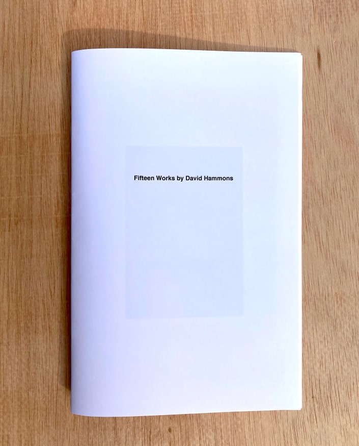 Fifteen Works by David Hammons (3rd edition) thumbnail 6