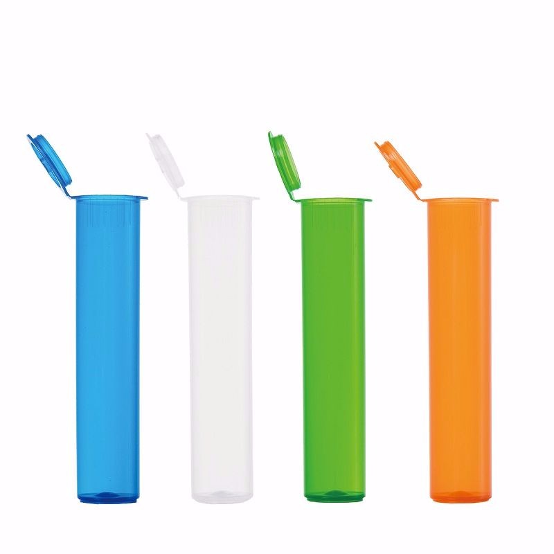 Photo of Translucent Child Resistant Pre-Roll Joint Tubes (98mm)