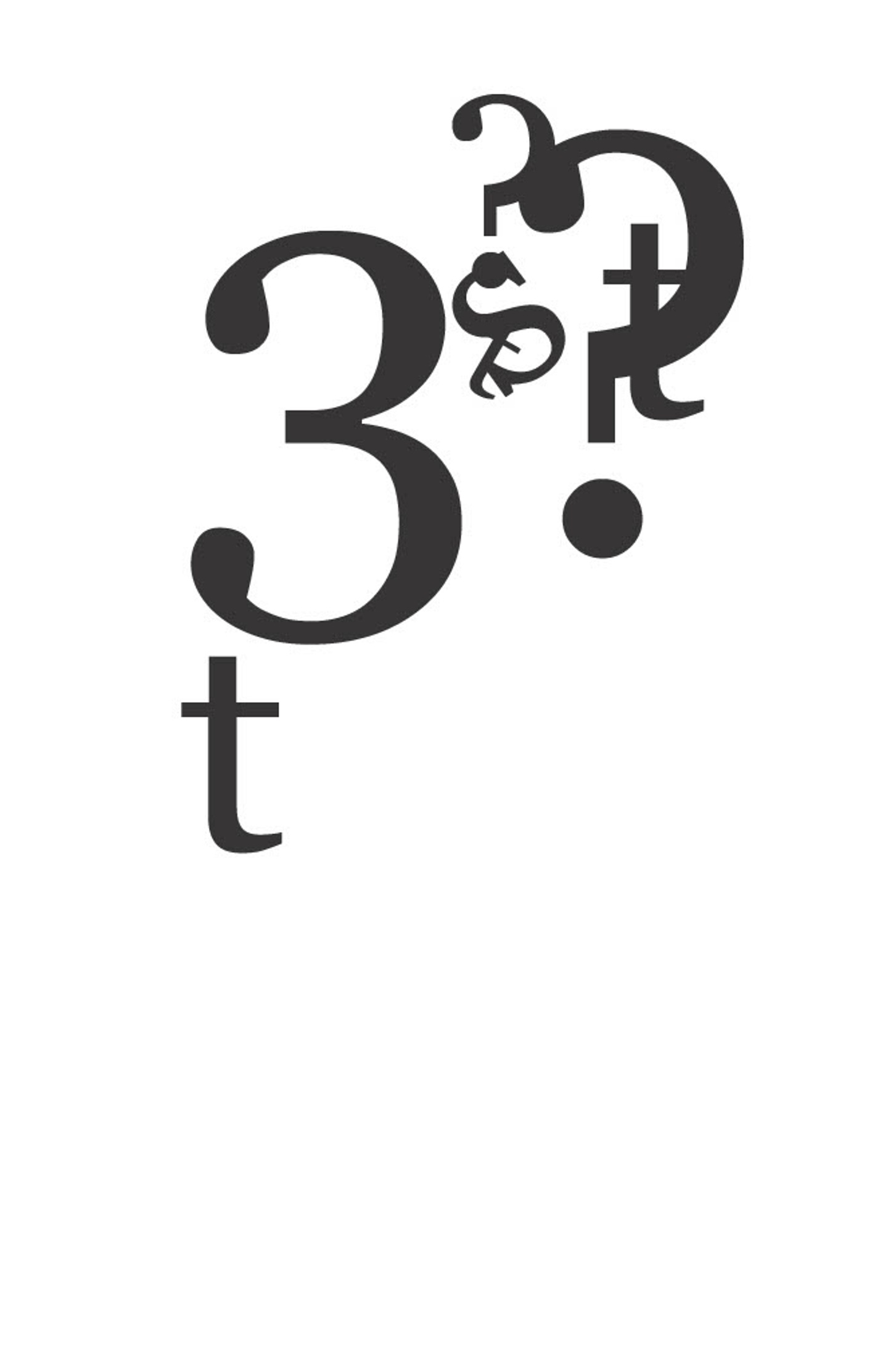 Letterform in layout