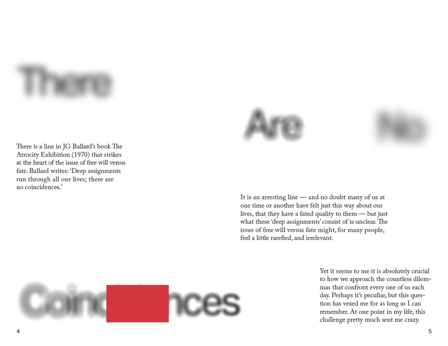 Book layout design