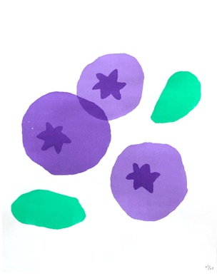 apcpwB (blueberries) - screenprint 