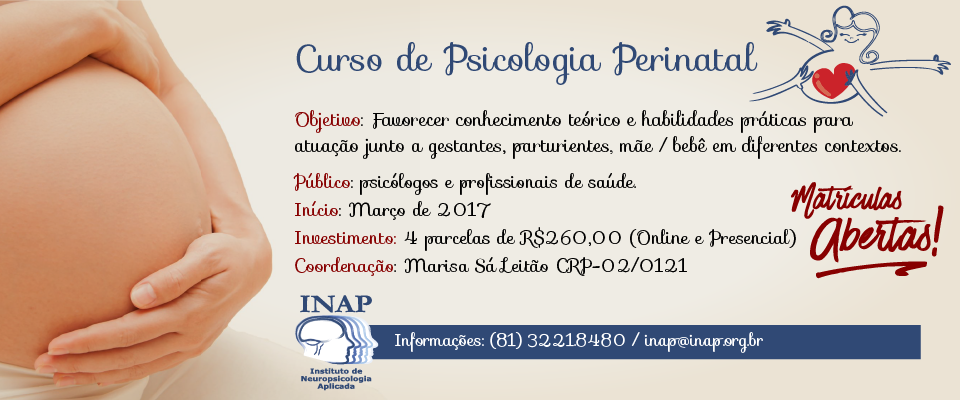 Curso de Pscicologia Perinatal
