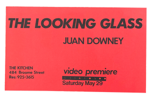The Looking Glass Video Premiere, May 29, 1982 [The Kitchen Posters]
