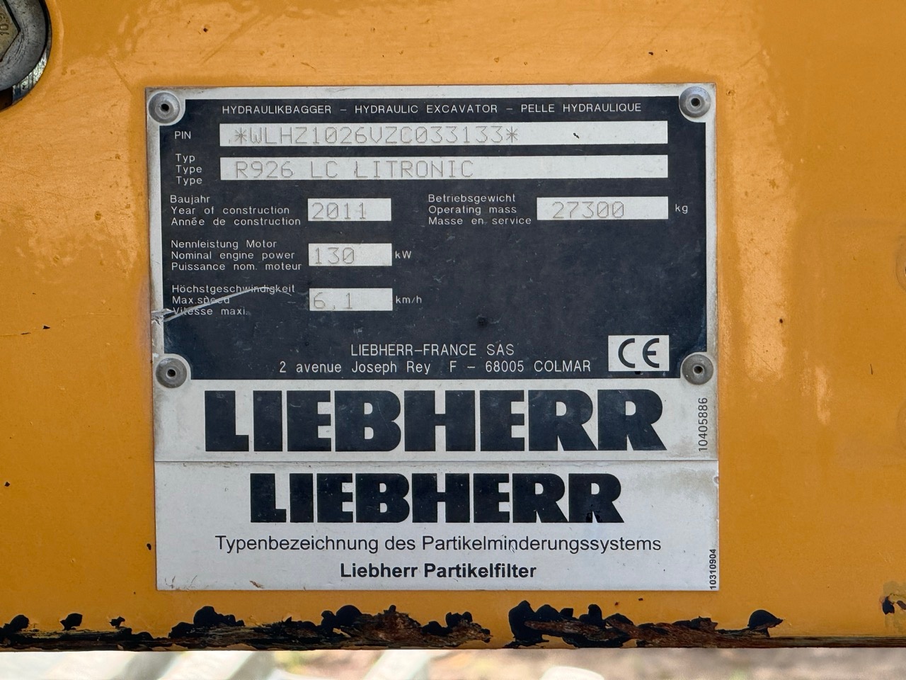 Used 2011 Liebherr R926 (AD) For Sale