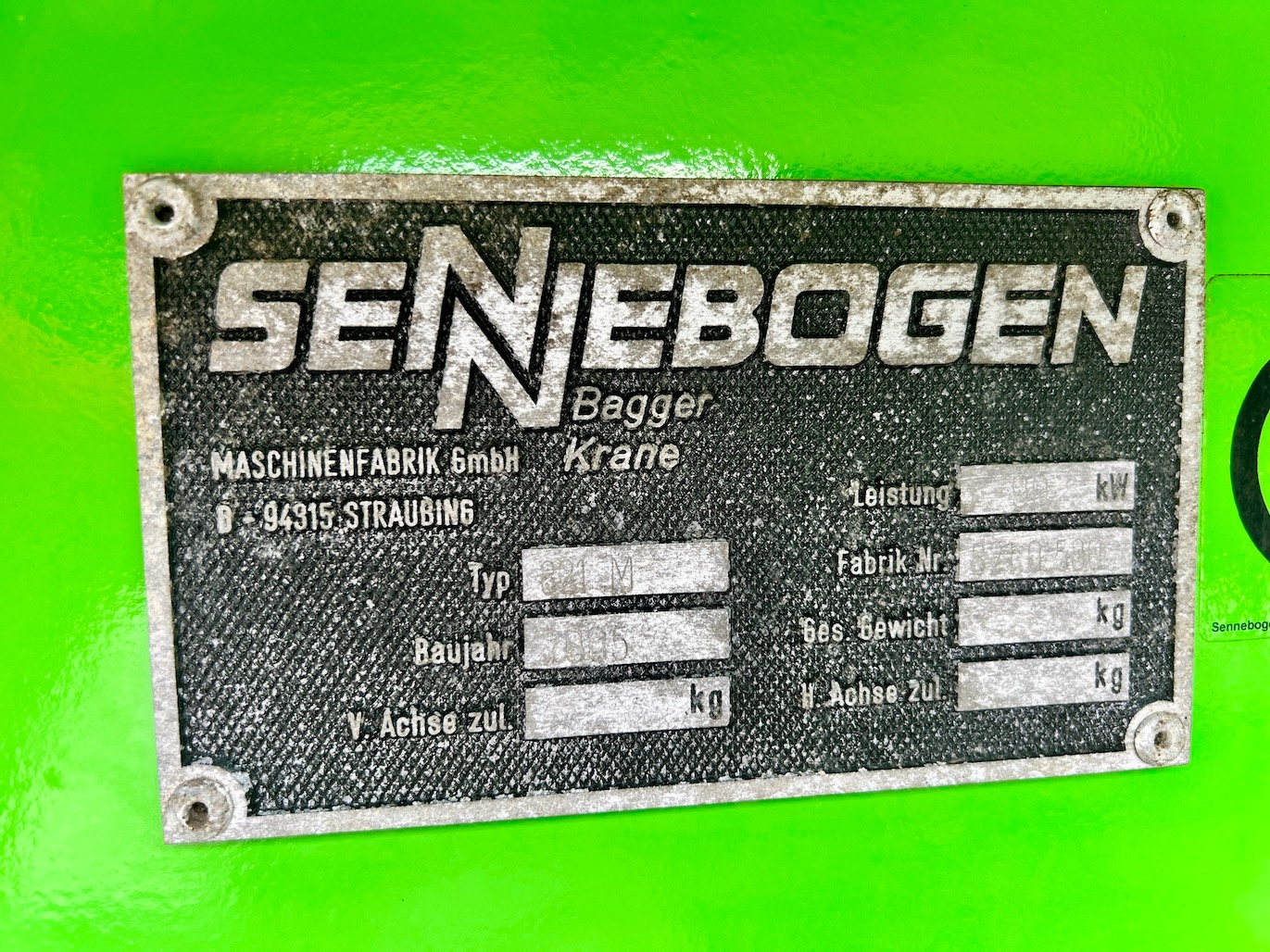 Used 2005 Sennebogen 821 For Sale