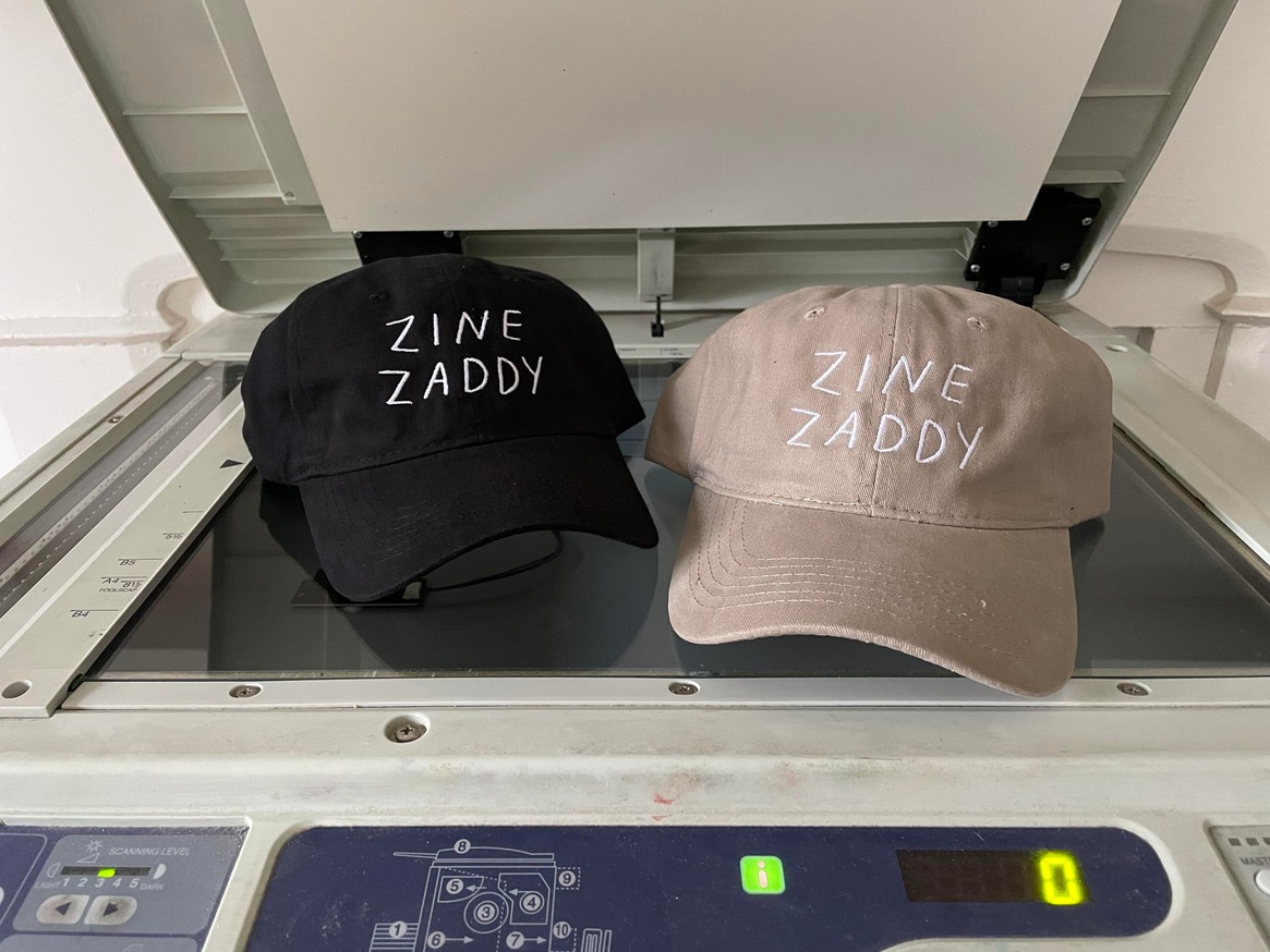Zine Zaddy Cap in Khaki  thumbnail 3