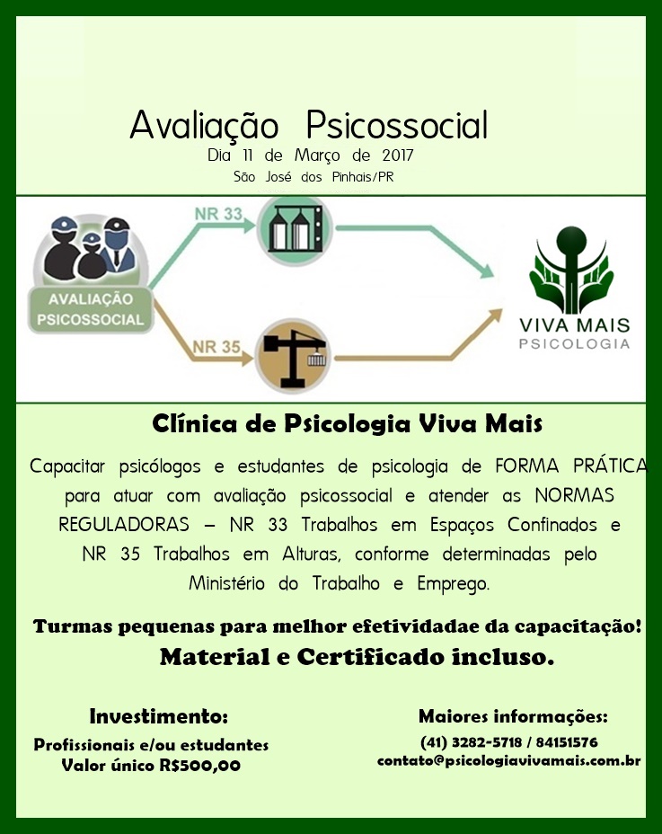 Avaliação Psicossocial