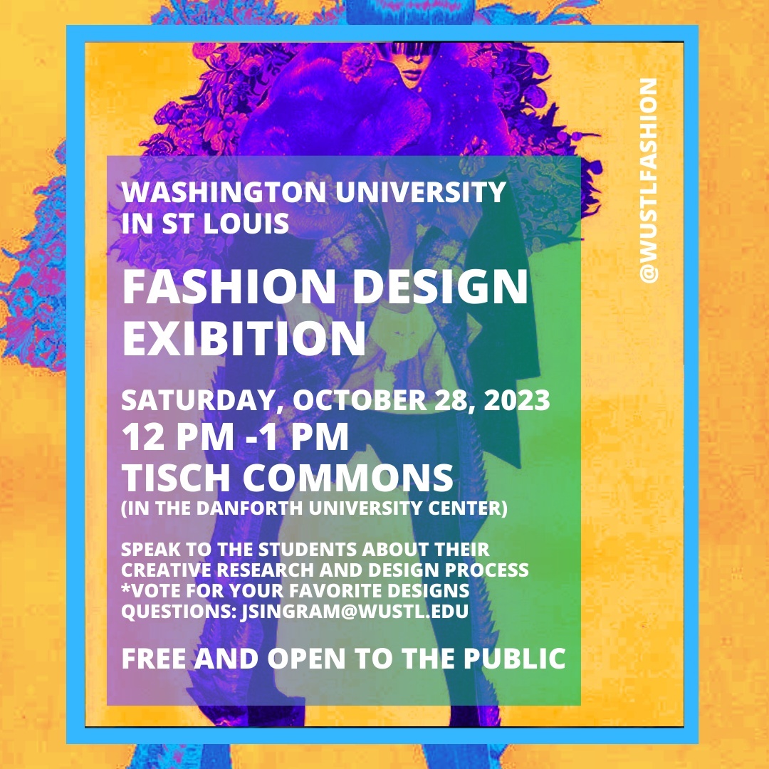 poster for Fashion Design Exhibition