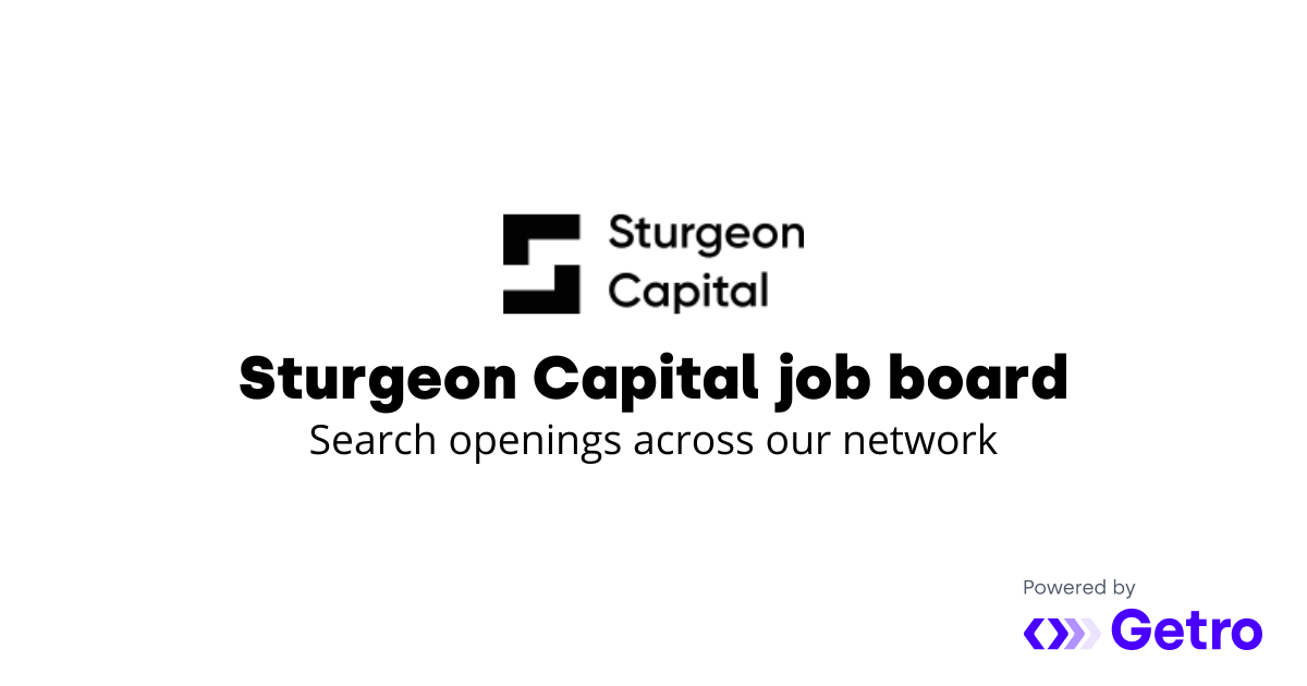 Jobs | Sturgeon Capital Ltd Job Board