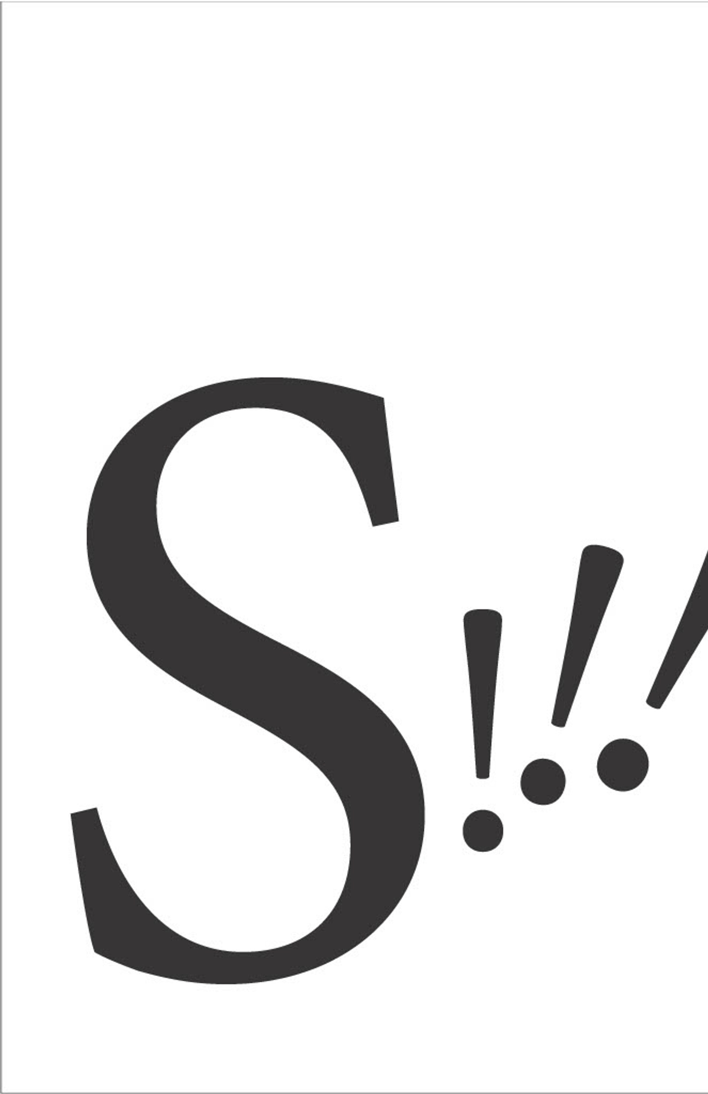 Letterform in layout