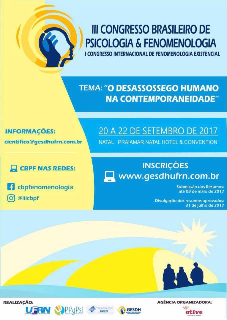 Congresso Brasileiro de Psicologia e Fenomenologia