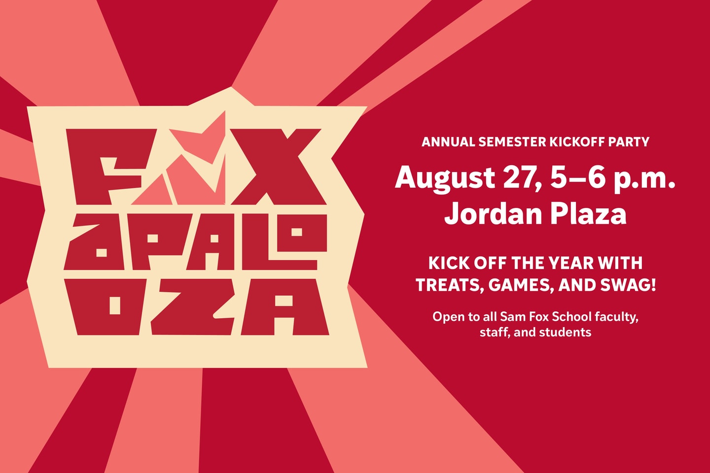 graphic for Foxapalooza