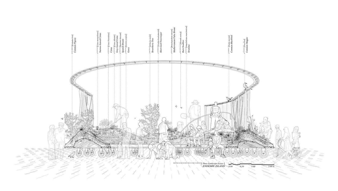 Three Landscape Essays: Mobile Ecosystems for Future Climates