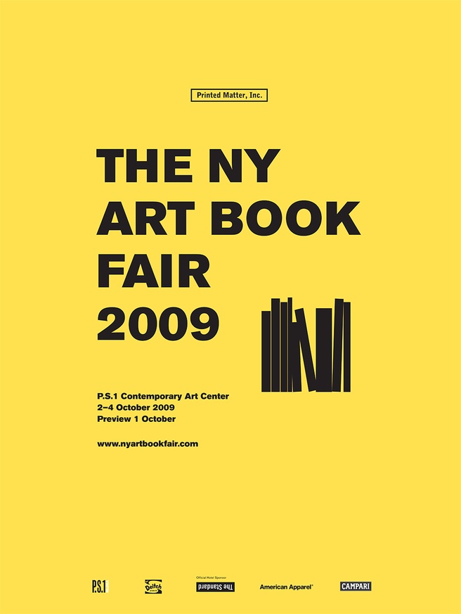 Lykkelig træ Stifte bekendtskab Printed Matter's 2009 NY Art Book Fair - Printed Matter