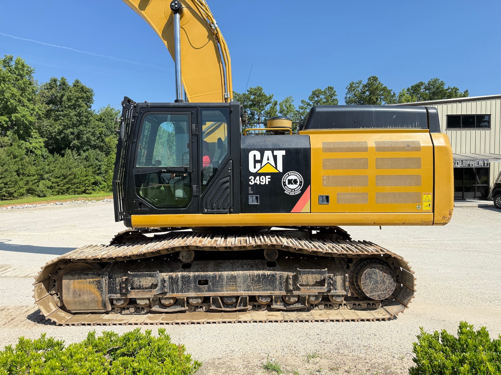 Used 2018 Caterpillar 349FL w Shear For Sale