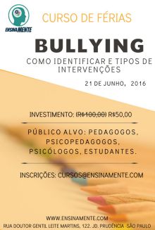 Bullying- Como identificar e tipos de intervenções