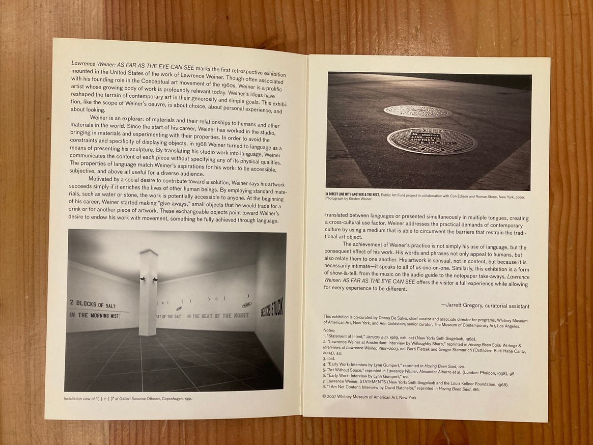 As far as the eye can see [Exhibition Brochure] thumbnail 3