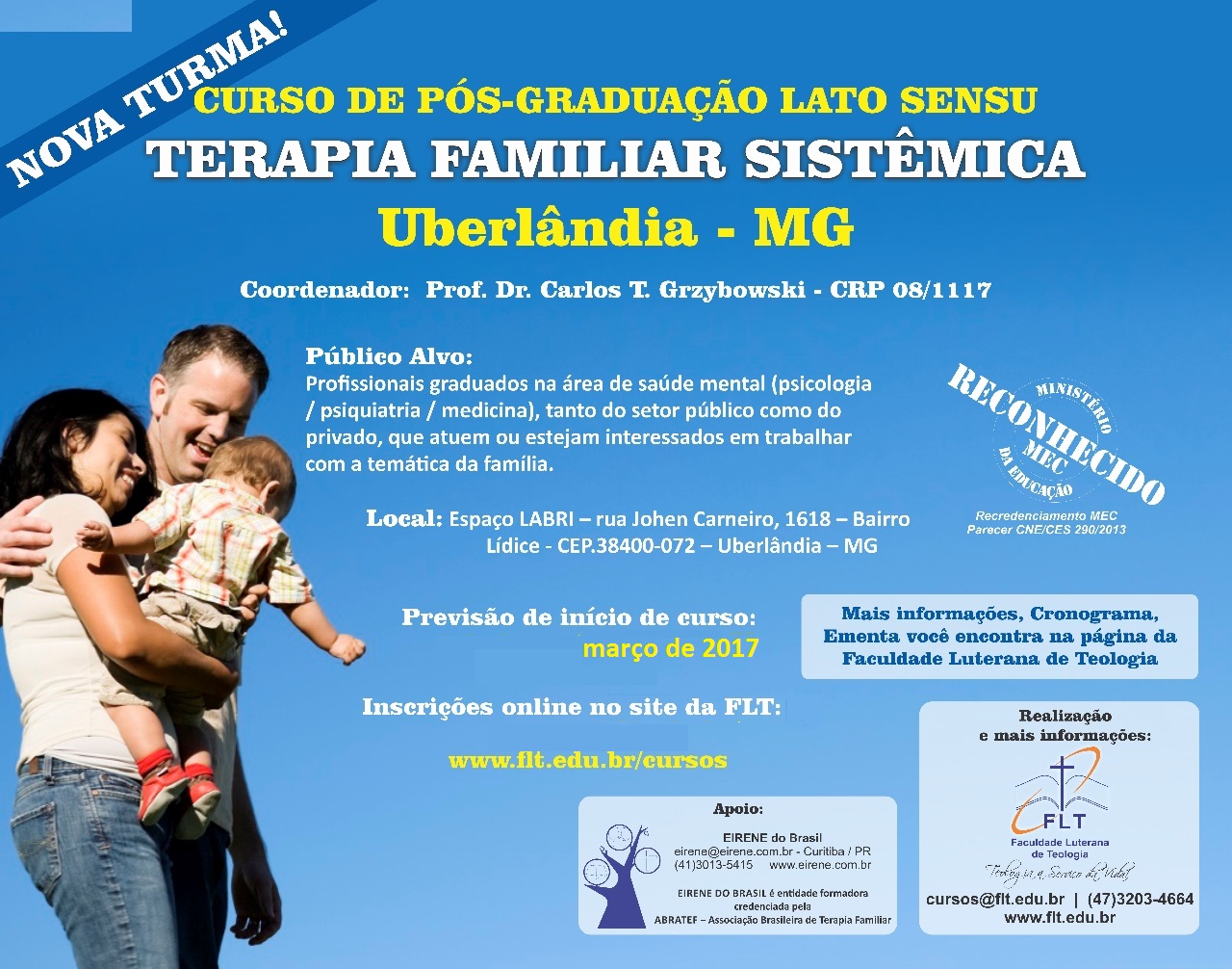 Curso de Pós-graduação em Terapia Familiar Sistêmica