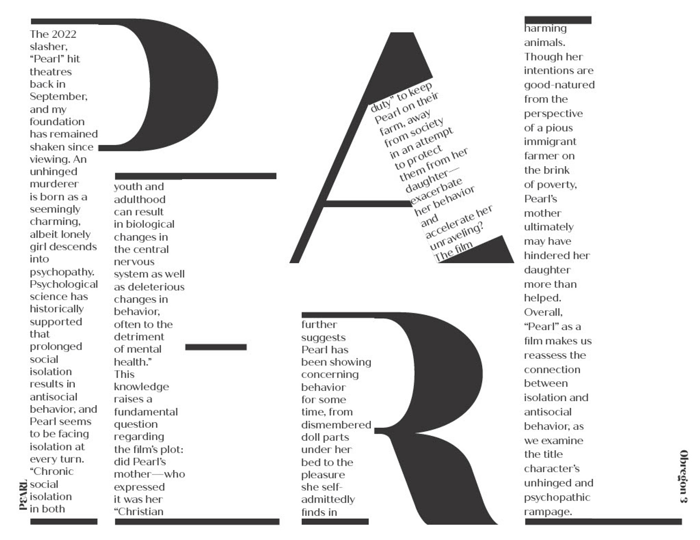 Page layout design