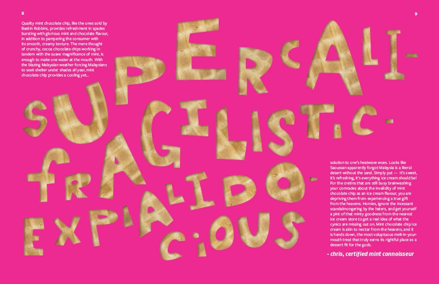 Book layout design