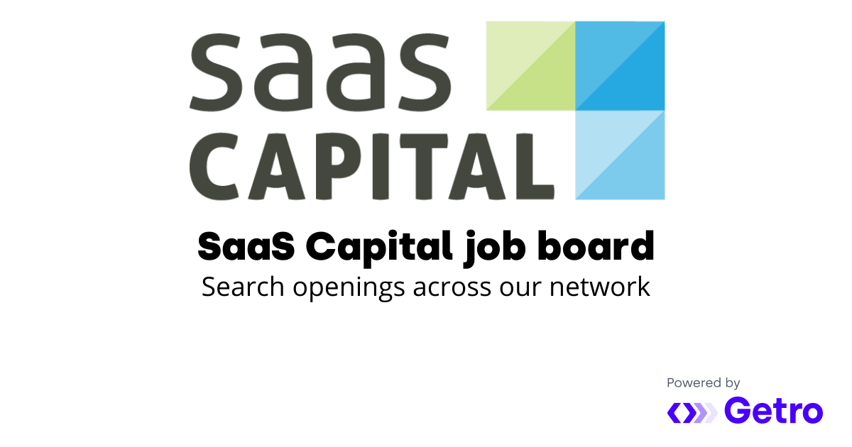 Jobs | SaaS Capital Job Board